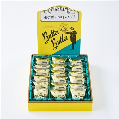 ごあいさつカード（Thankyou) バターガレット18個入 バターバトラー公式通販